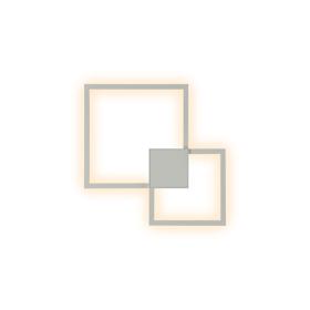 Double Wall Lights Mantra Fusion Flush Wall Lights Double Wall Lights Mantra Fusion Flush Wall Lights